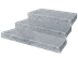 Blockstufen Kalkstein Java Blue freigestellt