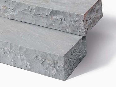 Blockstufen Sandstein Kandla Grey zugeschnitten