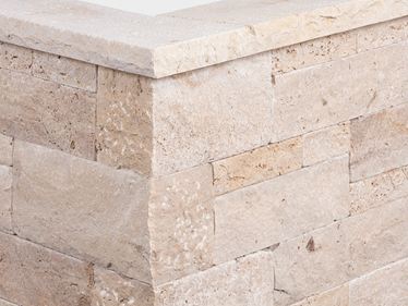 Mauersteine Tarvertin Medium Select Rustic Zuschnitt
