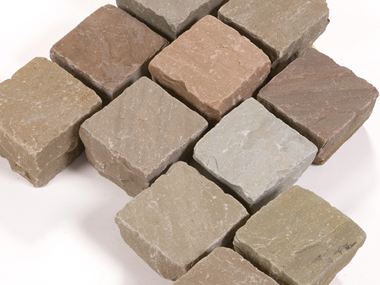 Pflastersteine Sandstein Granada 10x10x8cm