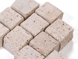 Pflastersteine Travertin Medium Select Detail