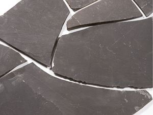 Polygonalplatten Basalt Brazil Black Zuschnitt