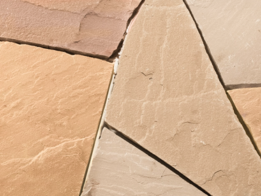 Polygonalplatten Miak in sommerlichen Farben