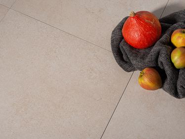 Steinoptik-Platten Sevilla Cream mit Kuerbis