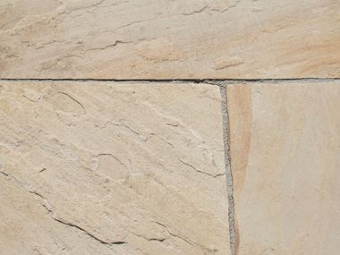 Detailaufnahme beiger Sandstein Yellow Mint
