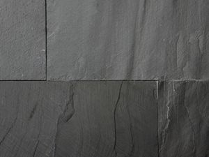 Detailaufnahme Schieferplatten Black Rusitc