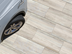 Ansicht von oben Holzoptikplatten Amber Oak 3cm mit Anschnitt Auto