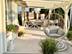 Travertinoptik Platte Siena Terrasse Abendsonne