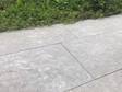 Travertinoptik-Platten Verona mit Pflanzen