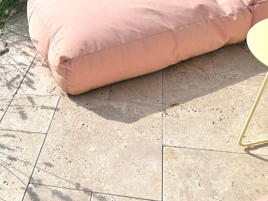 Terrassenplatten Travertin Select: eine hochwertige Auswahl Galerie Tisch