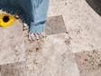 Terrassenplatten Travertin Rustic Close-Up decke Galerie Bild 1