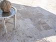 Terrassenplatten Travertin Rustic Close-Up Tisch
