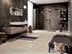 Badezimmer mit Betonoptik-Fliesen Pure Sand