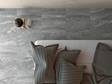 Wohnzimmer mit Granitoptik-Fliesen Dolomit Silver von oben