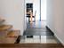 Flur mit Glasboden und Schieferfliesen Black Rustic