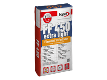 Ein Sack Flexkleber für die Verlegung von Fliesen