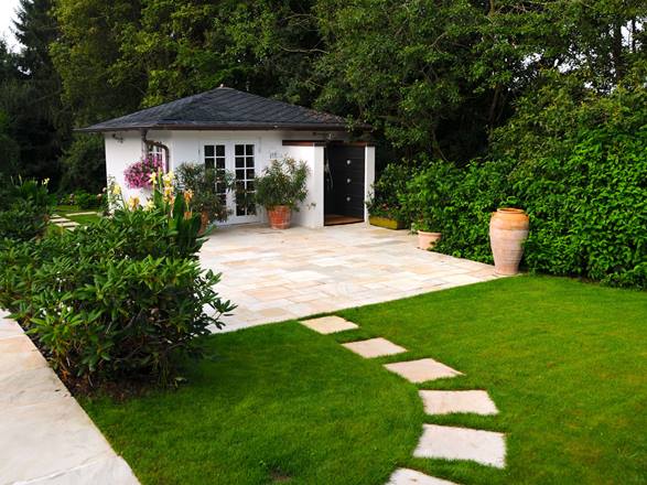 Gartenweg Gestalten Mit Naturstein Jonastone