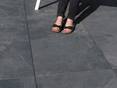 Sommer auf der Alpine Black-Terrasse