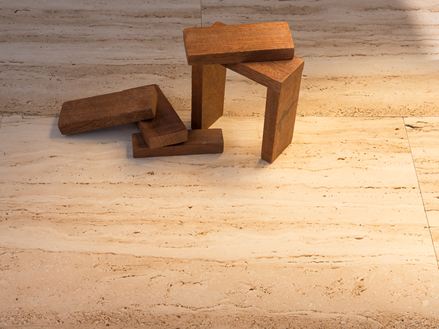 Travertinplatte Natura geschliffen05