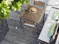 Holztisch auf Granit Urban Grey Line-Terrasse
