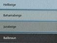 Verschiedene Fugenfarben von Hellbeige bis Balibraun