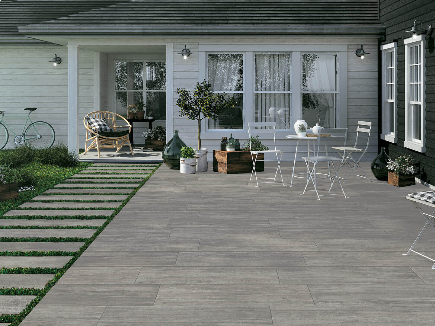 Holzoptik Terrassenplatten Nordic Oak Natursteinhandel Jonastone