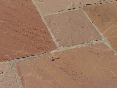 Sandsteinplatten Modak in der Nahaufnahme