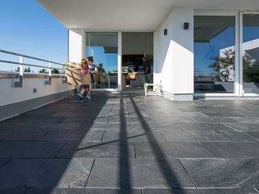 Platten Schiefer Black Rustic Schon Gunstig Jonastone