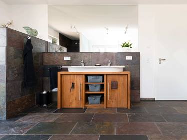 Badezimmer Modern Schiefer